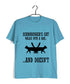 Nerd Science Physics Schrodinger's Cat Walks Into a Bar Custom Printed Graphic Design T-Shirt for Men